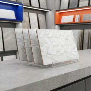 Нова белый ОП 02 25х40 см керамическая плитка рельефная Gracia ceramica бел низ 02 - 14шт 1.4м2